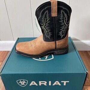 Ariat Kids Tan and Black Western Boots